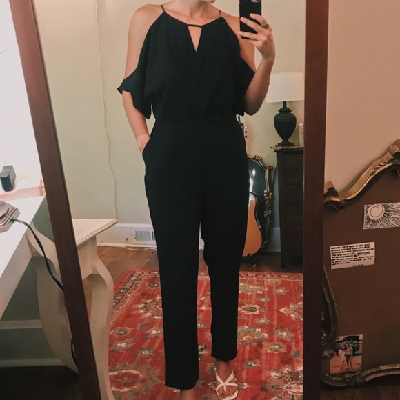 formal navy jumpsuit